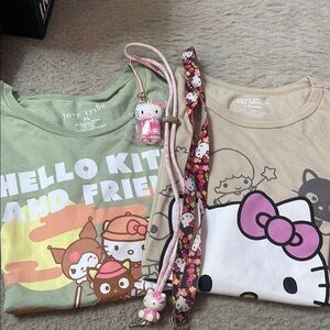 Love Tribe Hello Kitty Graphic Tee Set with Accessories